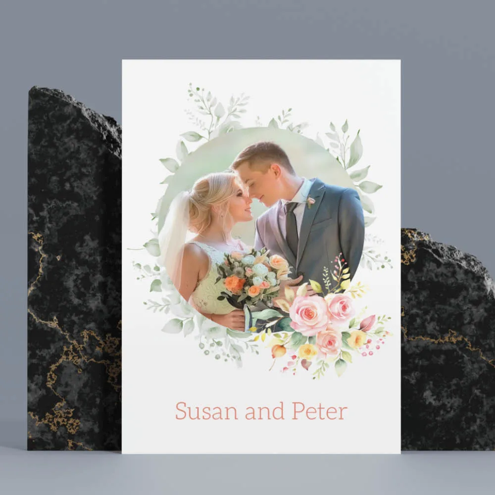 Canva Flower Wedding Invitation3