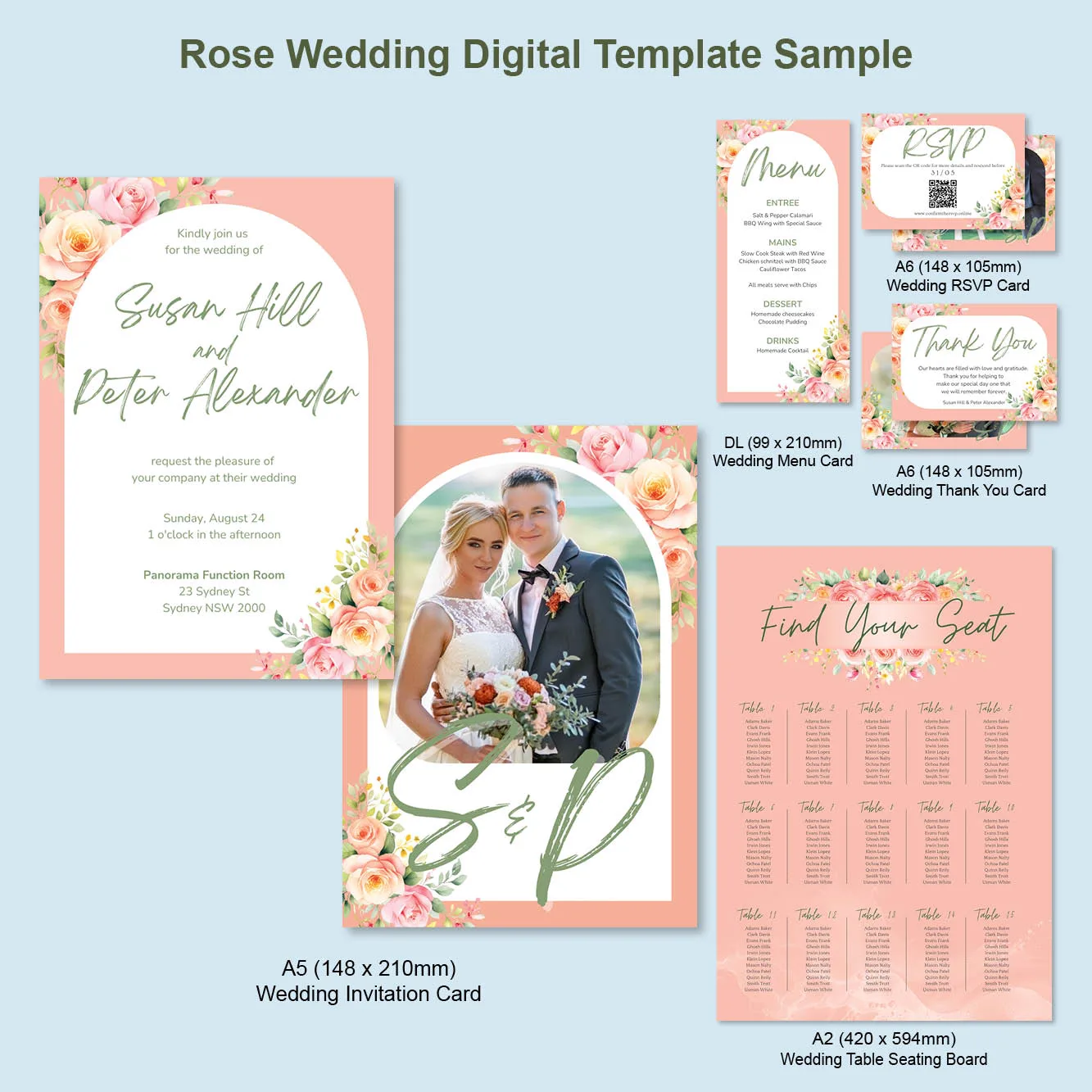 Rose Wedding Download Template8 jpg